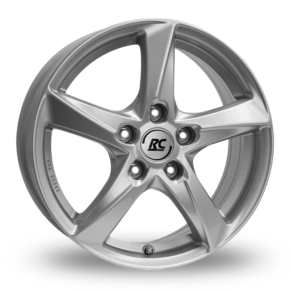 18 Inch RC Design RC30 Silver Alloy Wheels