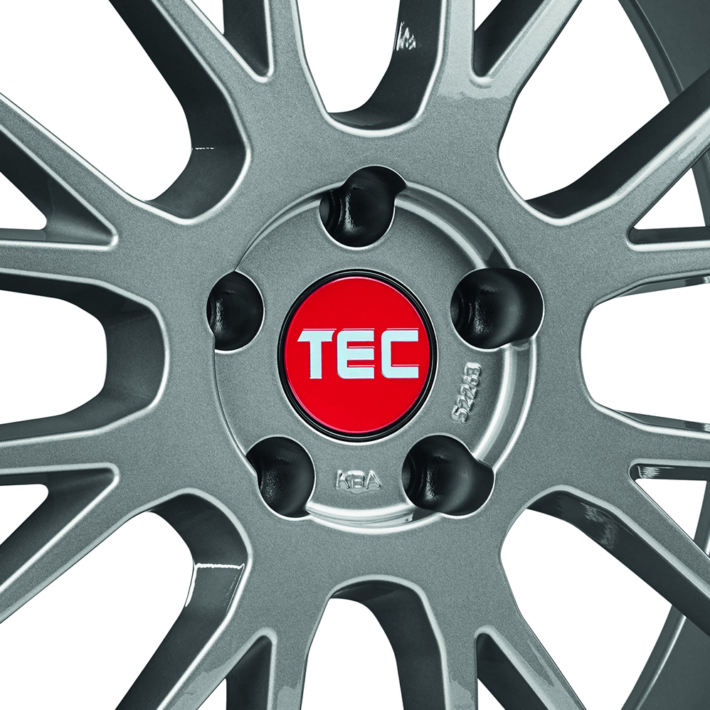 18 Inch TEC Speedwheels GT EVO Titan Polished Lip Alloy Wheels