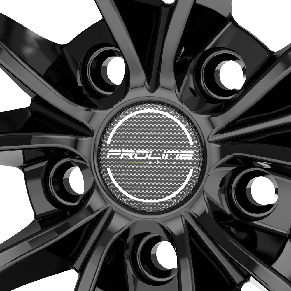 20 Inch Proline ZX100 Black Glossy Alloy Wheels