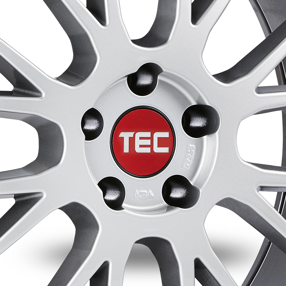 20 Inch TEC Speedwheels GT EVO Hyper Silver Polished Lip Alloy Wheels