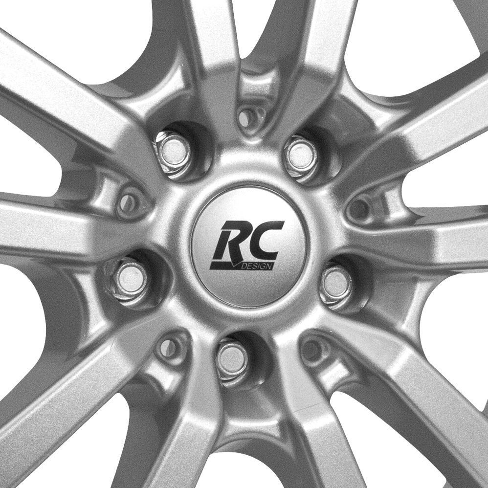 19 Inch RC Design RC25 Silver Alloy Wheels