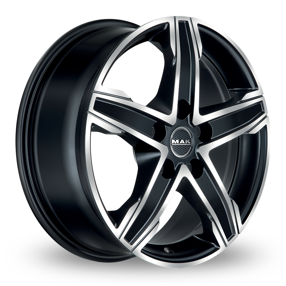 17 Inch MAK King 5 Ice Black Alloy Wheels