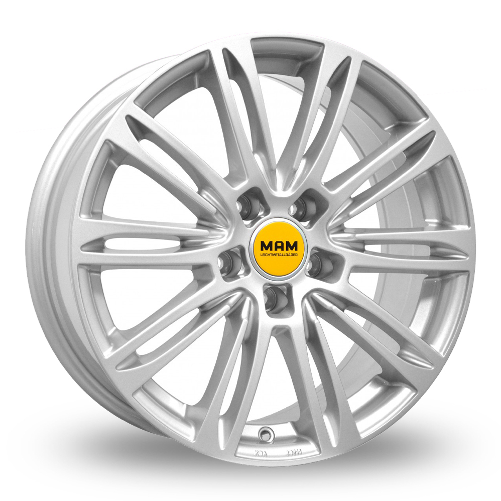 17 Inch MAM A4 Silver Alloy Wheels