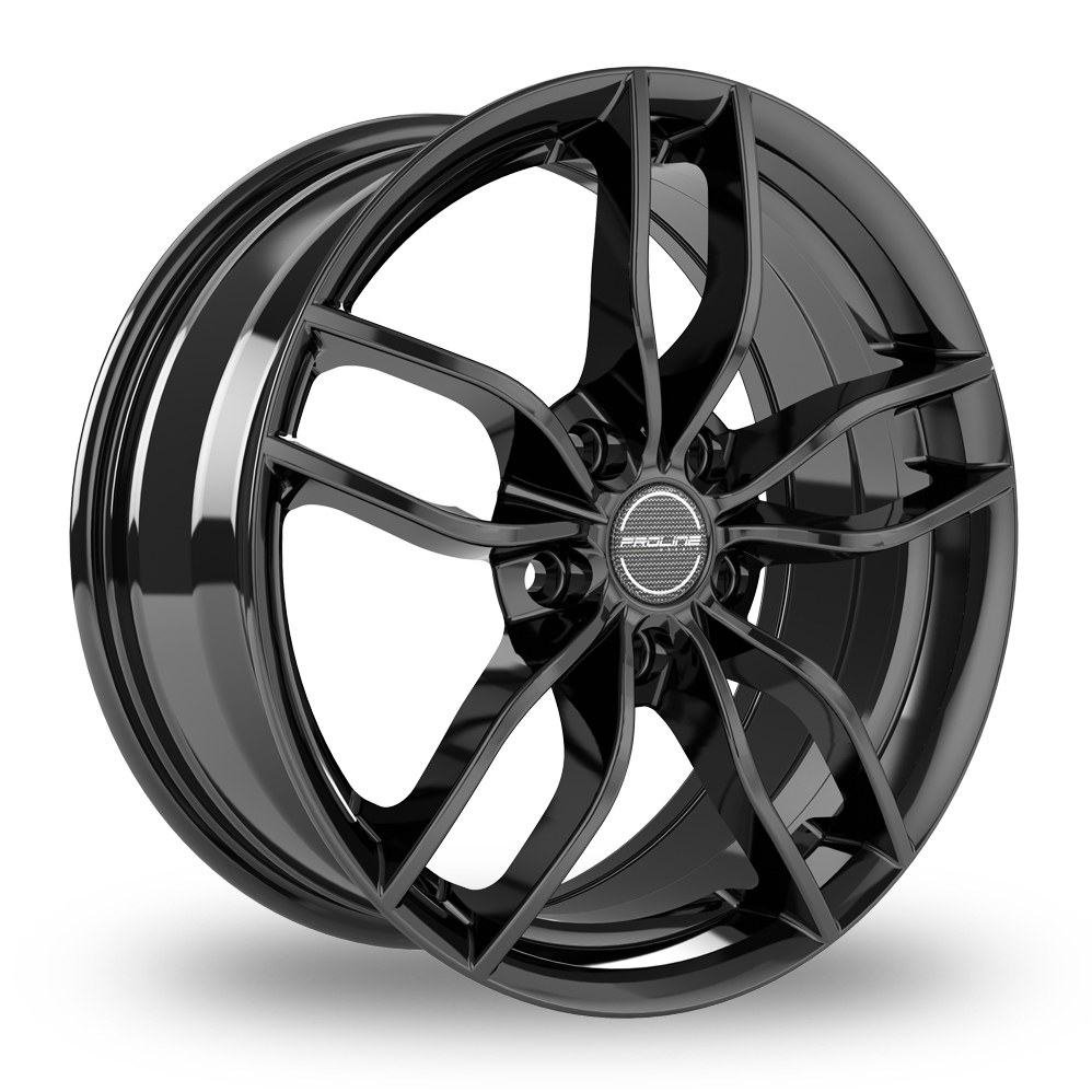 20 Inch Proline ZX100 Black Glossy Alloy Wheels