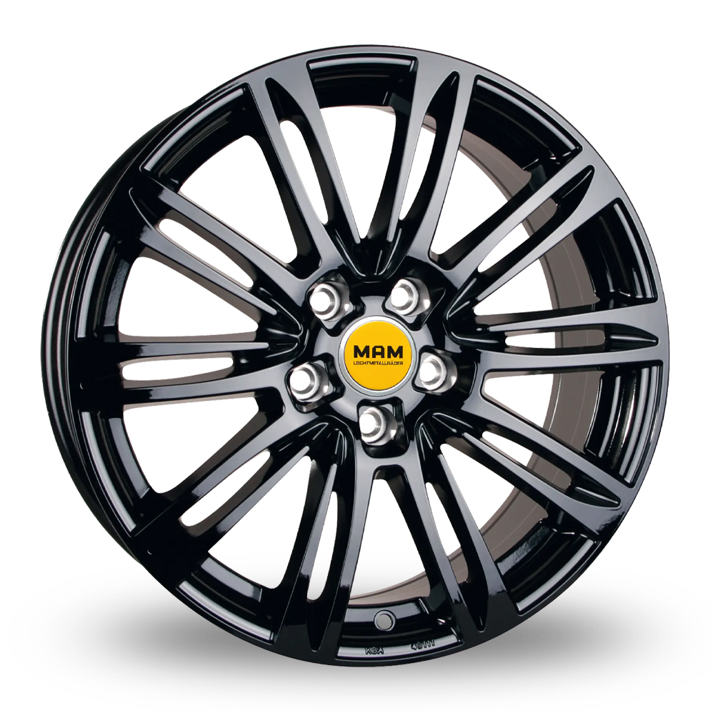 16 Inch MAM A4 Gloss Black Alloy Wheels